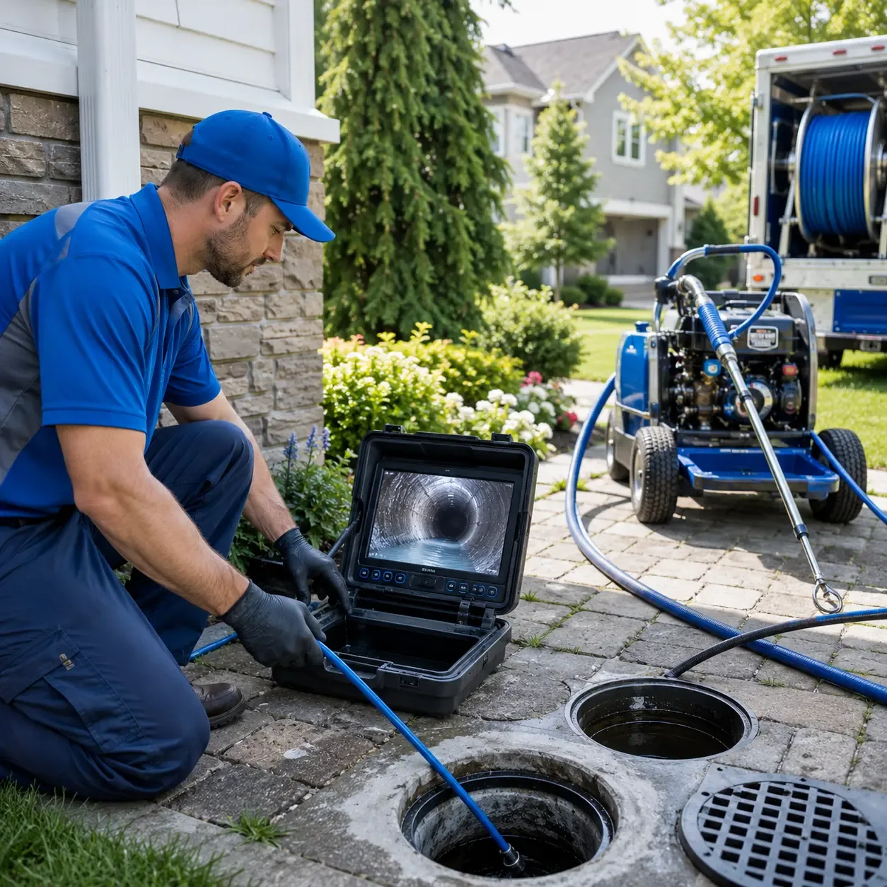 Outdoor drain cleaning professionals serving Cheyney, PA
